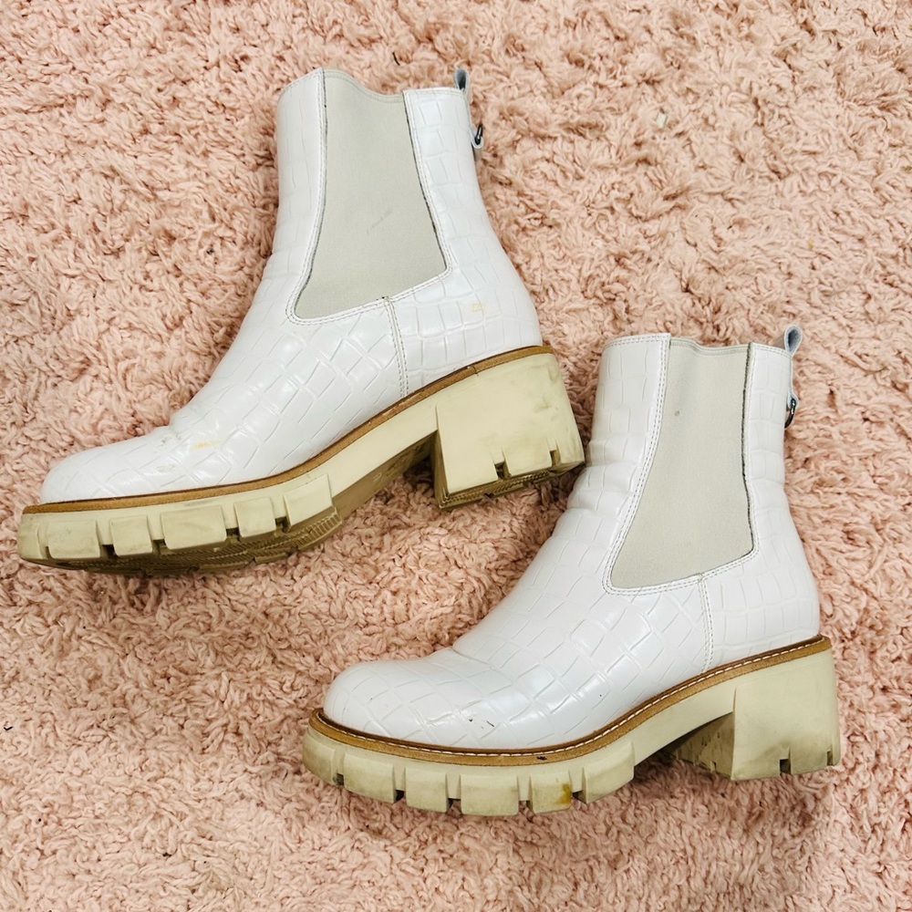 Crocodile Print Ankle Boot